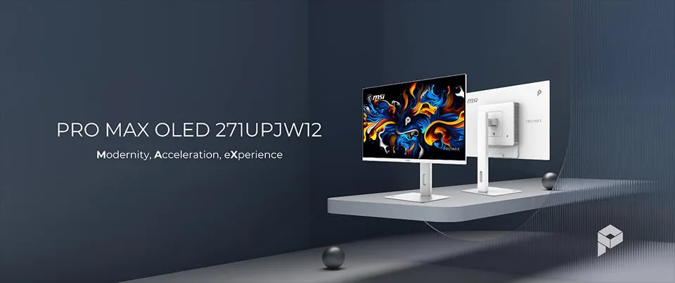 MSI ra mắt màn OLED 271UPJW12: 4K 120Hz đầu tiên thế giới