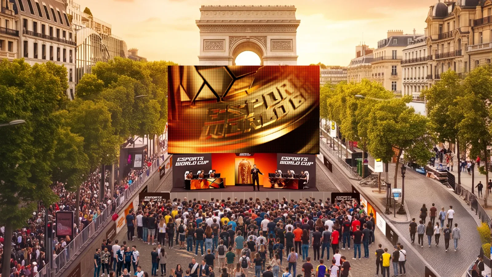 Esports World Cup mở lễ hội miễn phí tại Champs-Élysées ngày 2/8