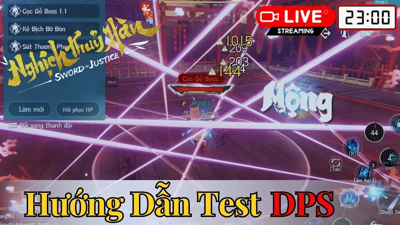Nghịch Thủy Hàn — Cách kiểm tra DPS chính xác 100% (PCNET)