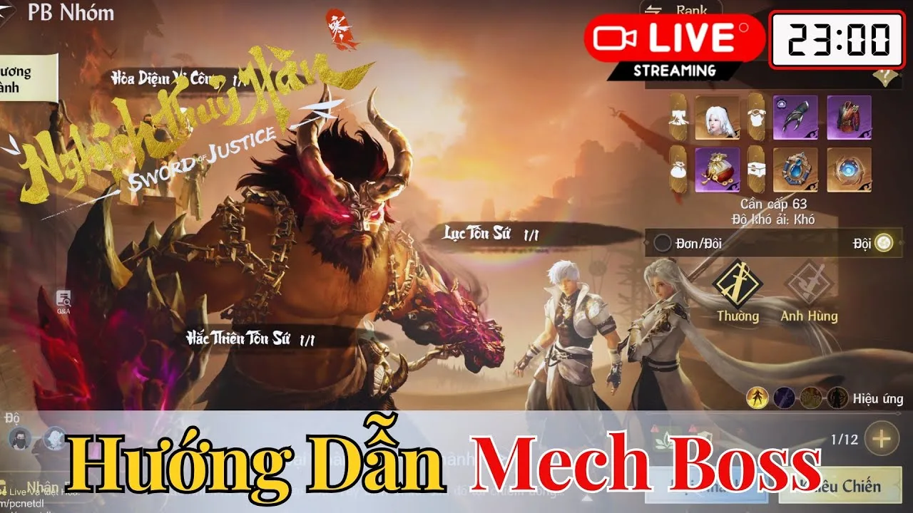 Nghịch Thủy Hàn — Mech Boss phó bản 12 người Vũ Dương Thành (Ngoại Thành) (PCNET)