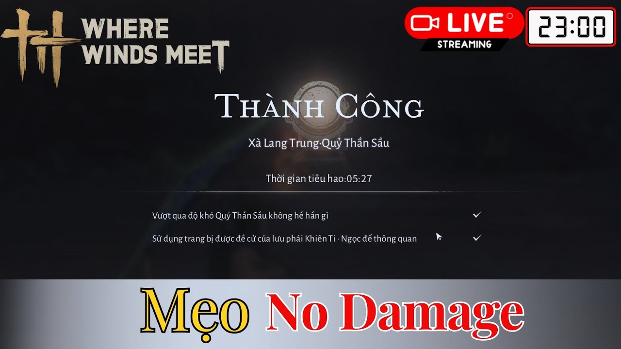 Where Winds Meet — Mẹo "No Damage" đơn giản nhưng hiệu quả (PCNET)
