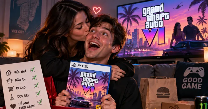 Ảnh minh họa — GTA 6 chưa ra mắt, bạn gái đã chuẩn bị combo "VIP" cho game thủ