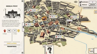 Ảnh minh họa — Red Echoes: Berlin - Turn-Based Chiến Lược Dựa Trên Câu Chuyện Kỷ Nguyên Weimar