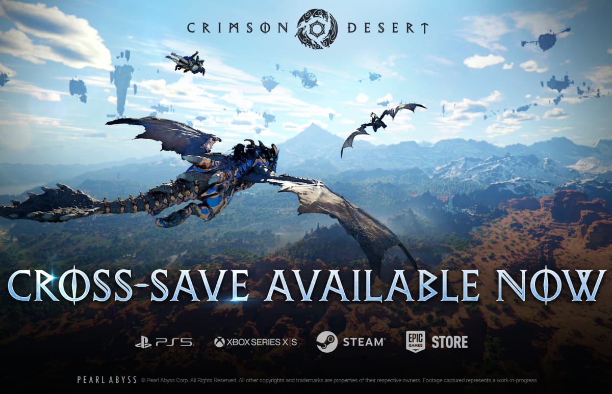 Ảnh minh họa — Crimson Desert cập nhật 1.14.00: Cross Save chính thức trên PS5, Xbox và PC