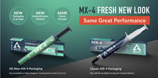 ARCTIC cập nhật thiết kế bao bì và ống tiêm cho MX-4, đồng nhất với MX-7