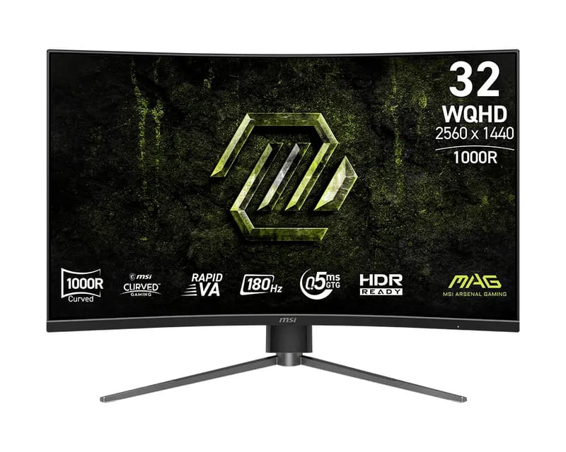 Ảnh minh họa — MSI bổ sung hai màn hình gaming WQHD 320 Hz và 180 Hz mới vào dòng sản phẩm MAG