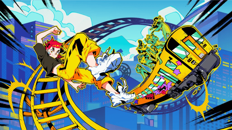 Ảnh minh họa — Denshattack: Tựa game trượt ván độc đáo với "xe lửa làm skateboard"