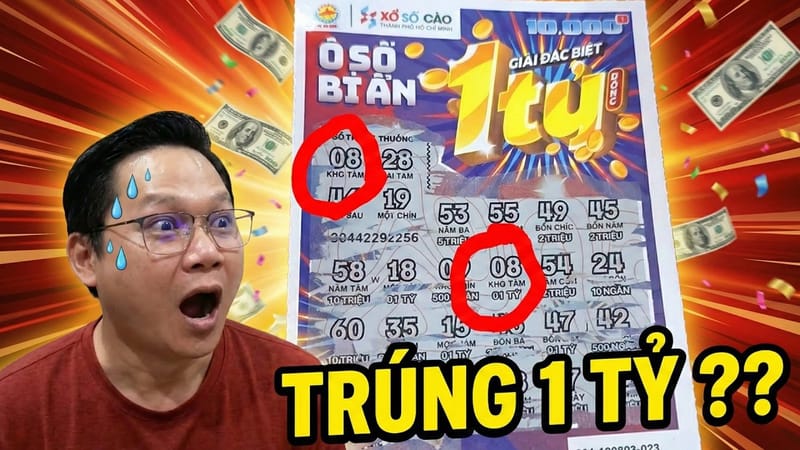GACHA Vé Số — Hành trình săn giải đặc biệt 1 tỷ 2 căng đến phút cuối